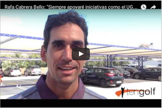 Rafa Cabrera Bello speaks about UGPM for Ten-Golf